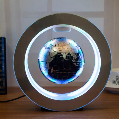 Floating Globe Lamp, Round