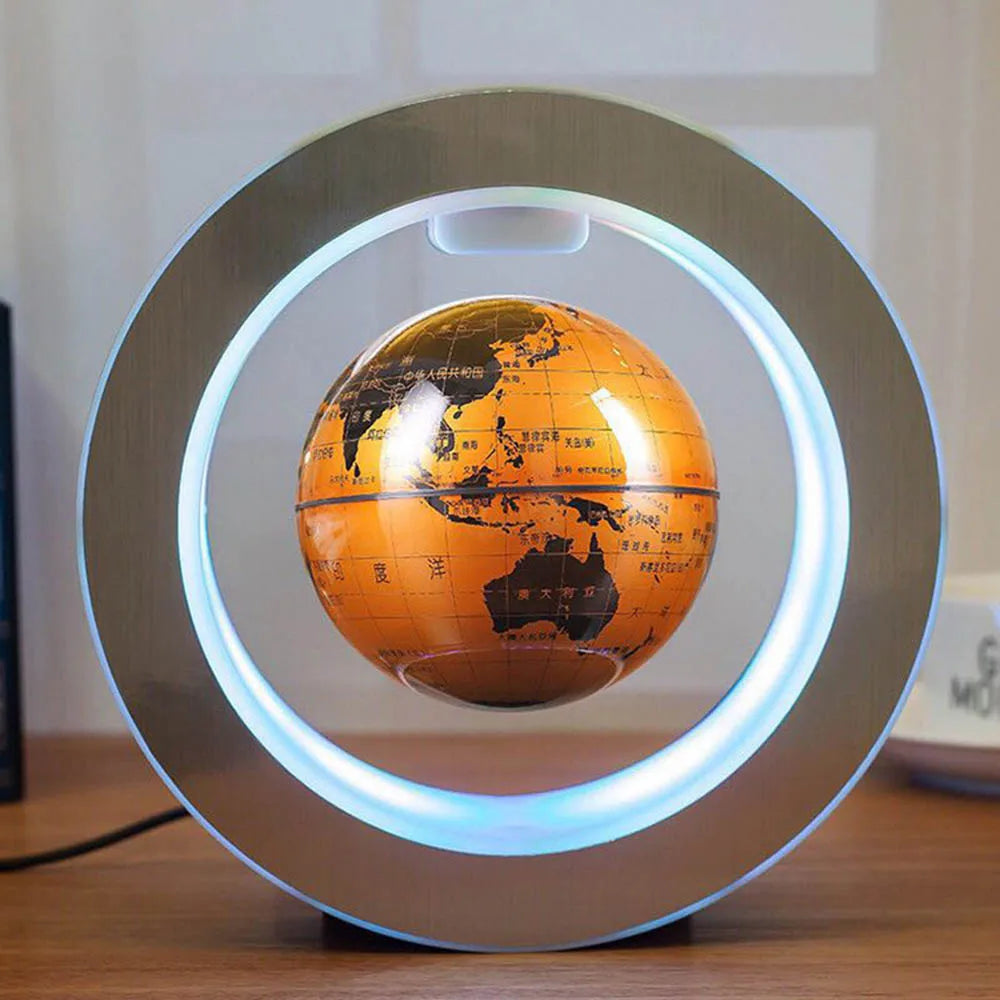 Floating Globe Lamp, Round